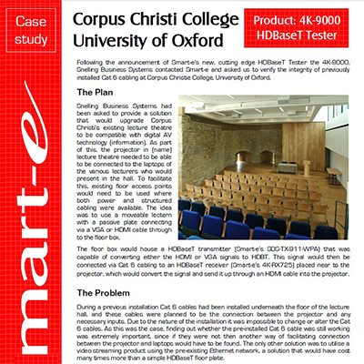 Corpus Christi Case Study