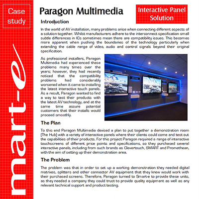 Paragon Multimedia Case Study